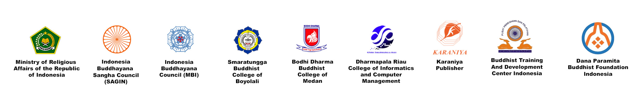 Logos of institutions collaborating in ISAMBUDDHA II 2026